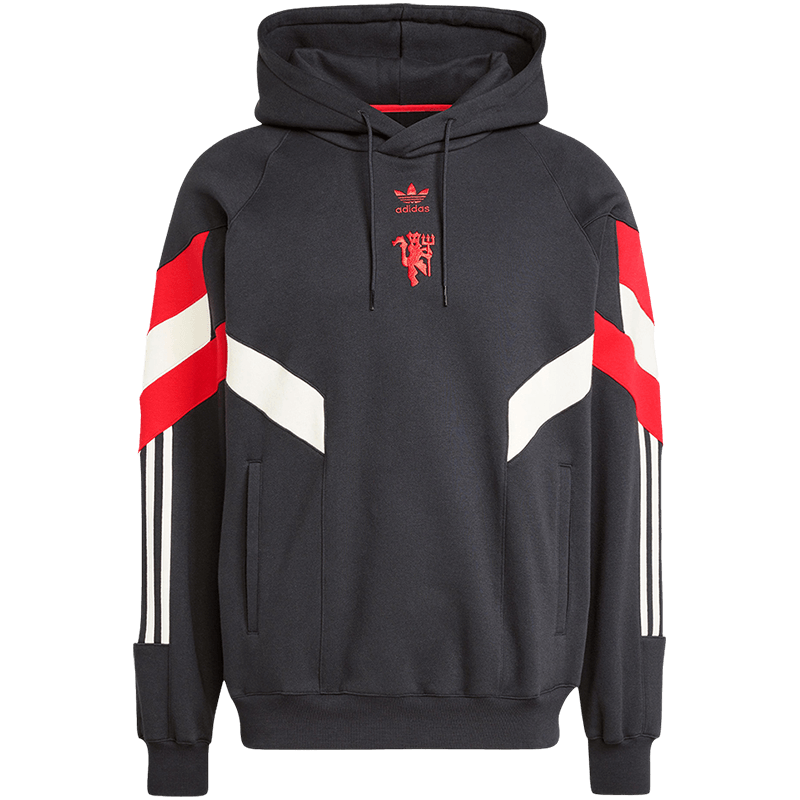 Adidas Men's MUFC OG HD Sports Hoodie/pullover IS6521, Black, XL