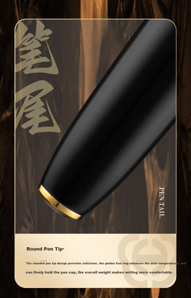 HERO Graduation Gift 3-in-1 Fountain Pen Signature Pen with Fine/Nib/Calligraphy Nib Graduation Student Birthday Gift for Men and Women E522 Moyun Elegant Collection Gift Box 11