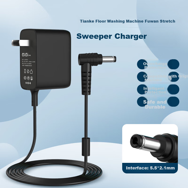 Elei Tainke Robot Vacuum Cleaner, 30V 1A Charger Power Adapter, KL-Wc300100 Power Cord, Smart Floor Cleaning Machine, Fuman 3.0 LCD Vacuum And Mop