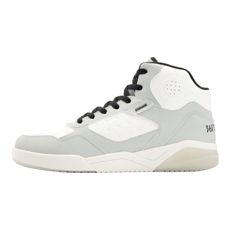 361° Men's Sports Shoes, Autumn And Winter High-Top Fleece-Lined Warm Cotton Shoes, Casual Sneakers for Men, 672146606A-7