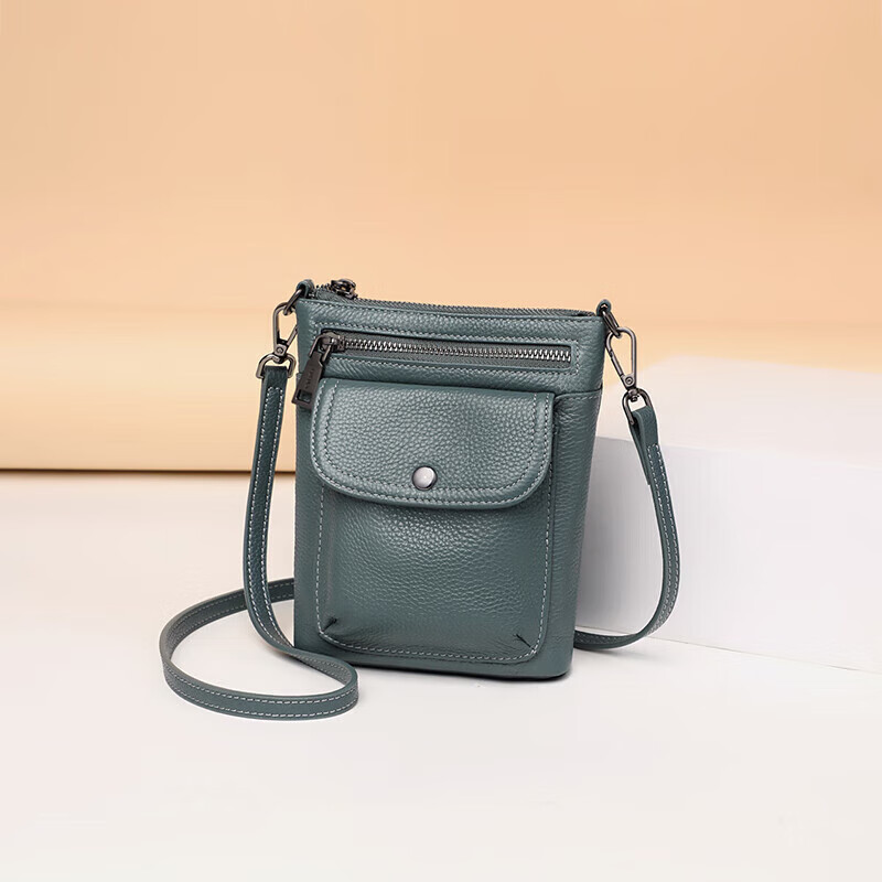 YUYULA Women's Cowhide Leather Bag Fashionable Luxury Crossbody Shoulder Bag Birthday Gift for Girlfriend Wife