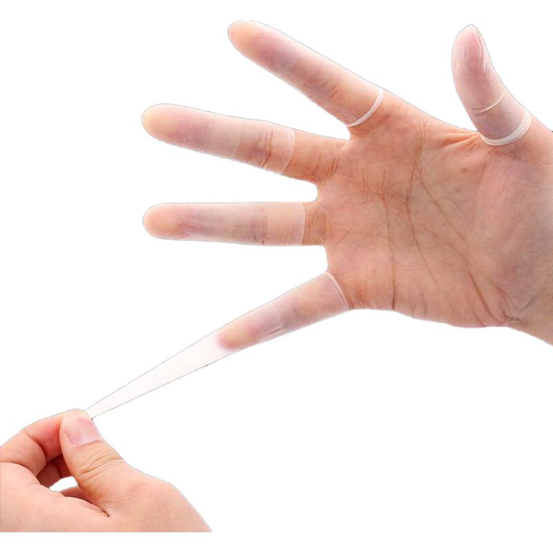 WK Cut Latex Disposable Frosted Work Waterproof Non-slip Cut Frosted Finger Cots 1000pcs/Pack M