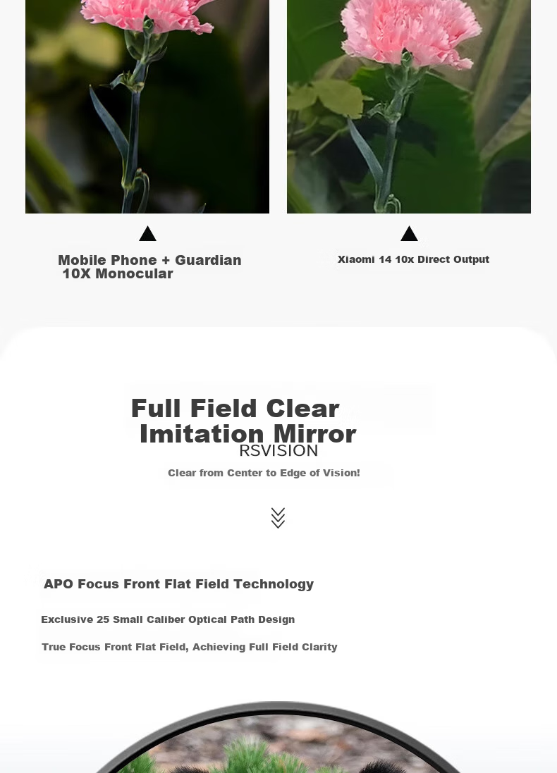 Yuesen High-Power HD Exploration Master Monocular Telescope Portable Waterproof Outdoor Day and Night Use 4