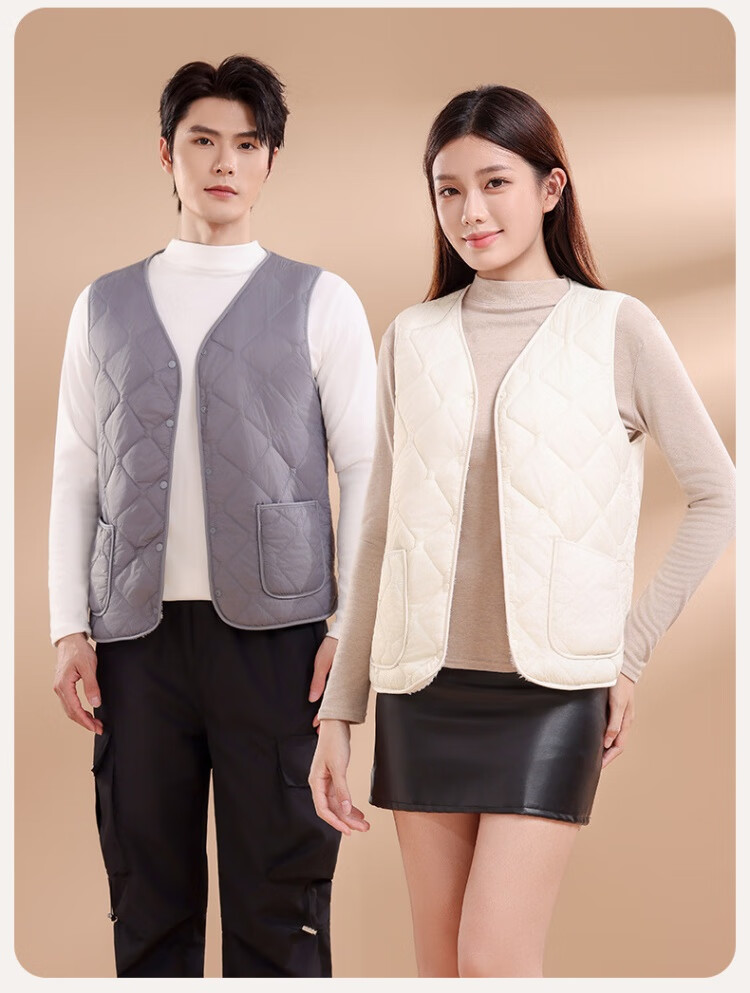 MiiOW [10A Antibacterial] Women's Wool Vest 2025 Autumn Winter Solid Color Sleeveless Warm Outerwear 14