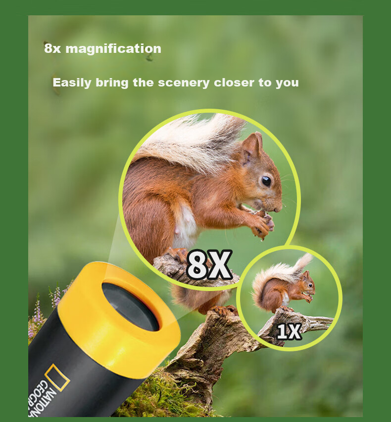 National Geographic Kids Monocular Telescope Children's Camera Walkie Talkie Outdoor Travel Gift Set 11