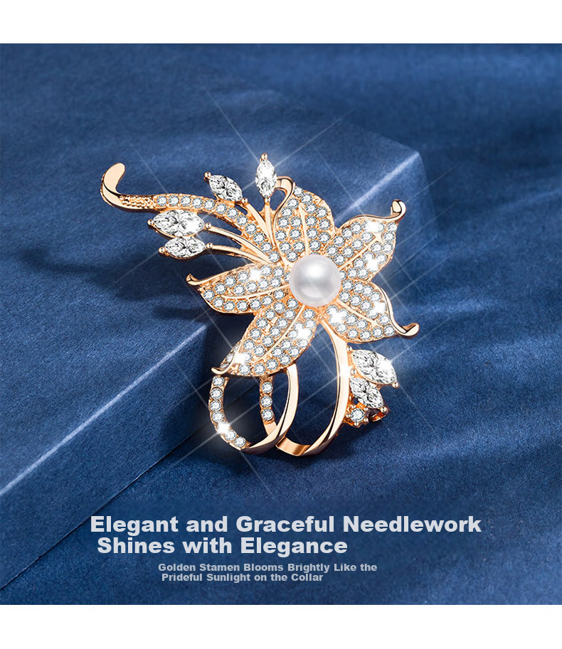 Mini&Yaya High-End Brooch Gift Box Set for Women, Luxury Elegant Valentine's Day Birthday Present for Girlfriend 6