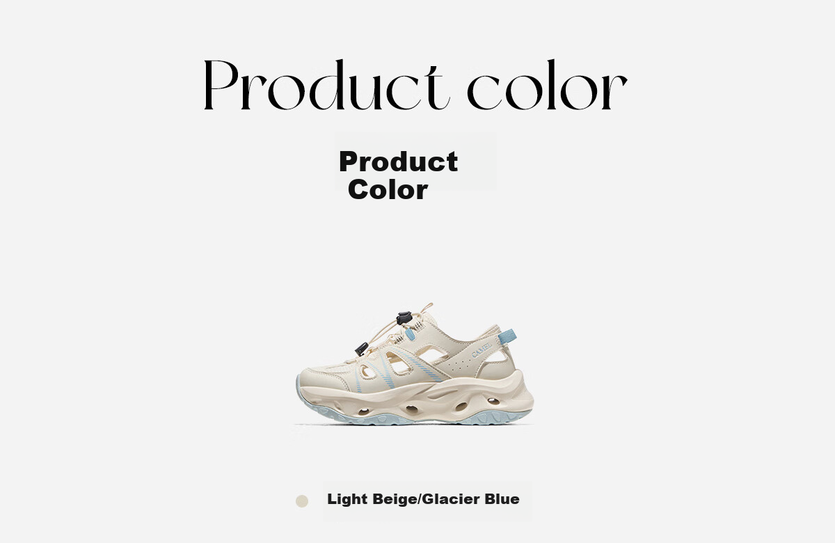 CAMEL Outdoor Stream Trekking Shoes for Men And Women, Summer 2025 Sports Sandals, Quick-Drying Water Shoes, Breathable Sneakers 3004 Size 38 17
