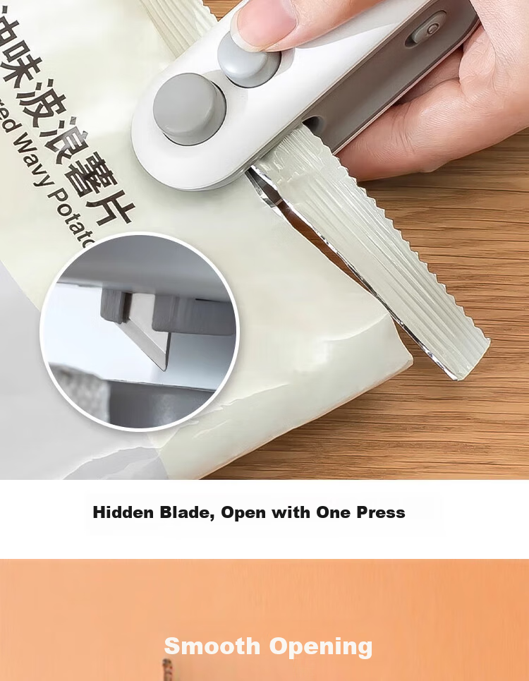 BJ Mini Sealing Machine, Portable Home Sealer, Snack Packaging Bag Sealing Clamp, Hand-Pressed Sealer, Rechargeable Sealing Tool, Hot Sealing Machine, Mooncake Packaging Bag Sealer 6