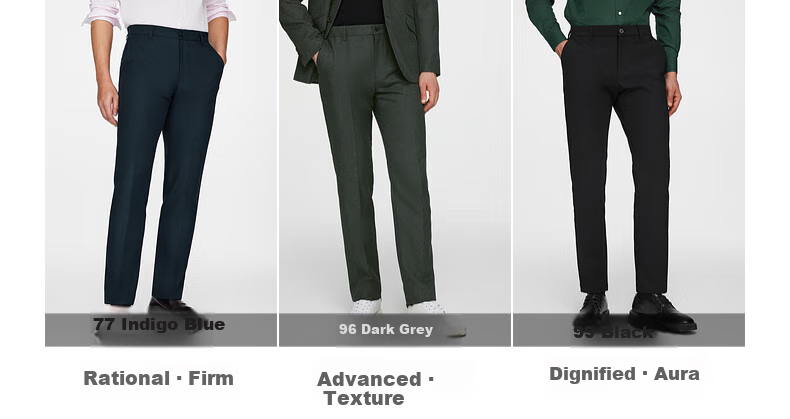 G2000 [Anti-Static] Spring And Autumn Mall-Matching Soft Comfortable Business Commute Formal Dress Pants, Dark Gray, Size 35 18