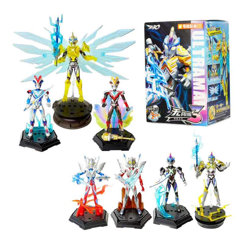 QiJi Ultraman Building Block Figure ZERO Infinite Edition Series 3 Single Box Assembly Toy Birthday Gift for Boys
