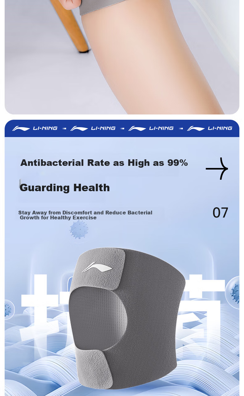 Li-Ning Knee Pads, Summer Unisex [Two-Pack], Sports Meniscus Lightweight Arthritis Injury Running Hiking Knee Protectors 7