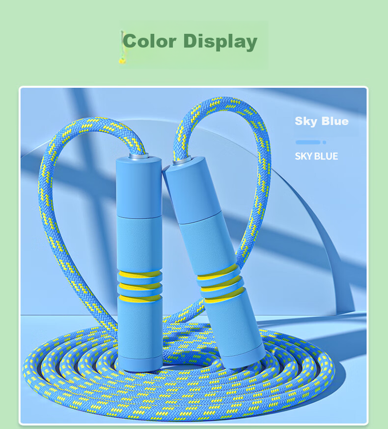 Oufanda Jump Rope for Children, Primary And Secondary School Students, Kindergarten Exam Speed Training Exercise, Sports Sand-Specific Non-Tangling Cotton Rope 13