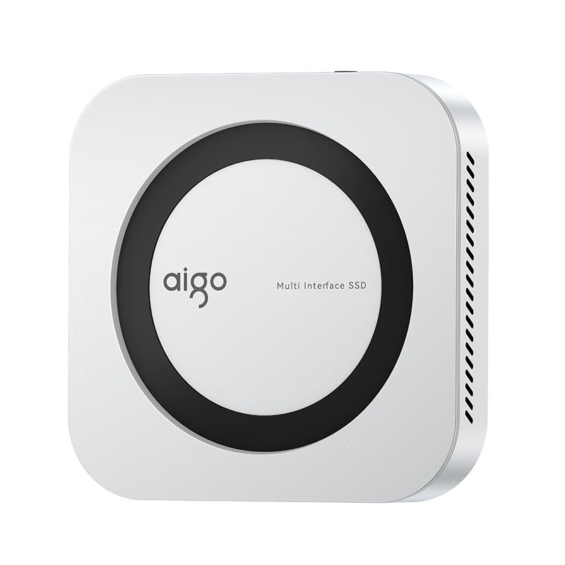 Aigo 2TB 1TB Portable Solid State Drive (PSSD) H2 for Mac mini 9-in-1 External Expansion USB Dock 4000MB/s Supports AI Local Deployment