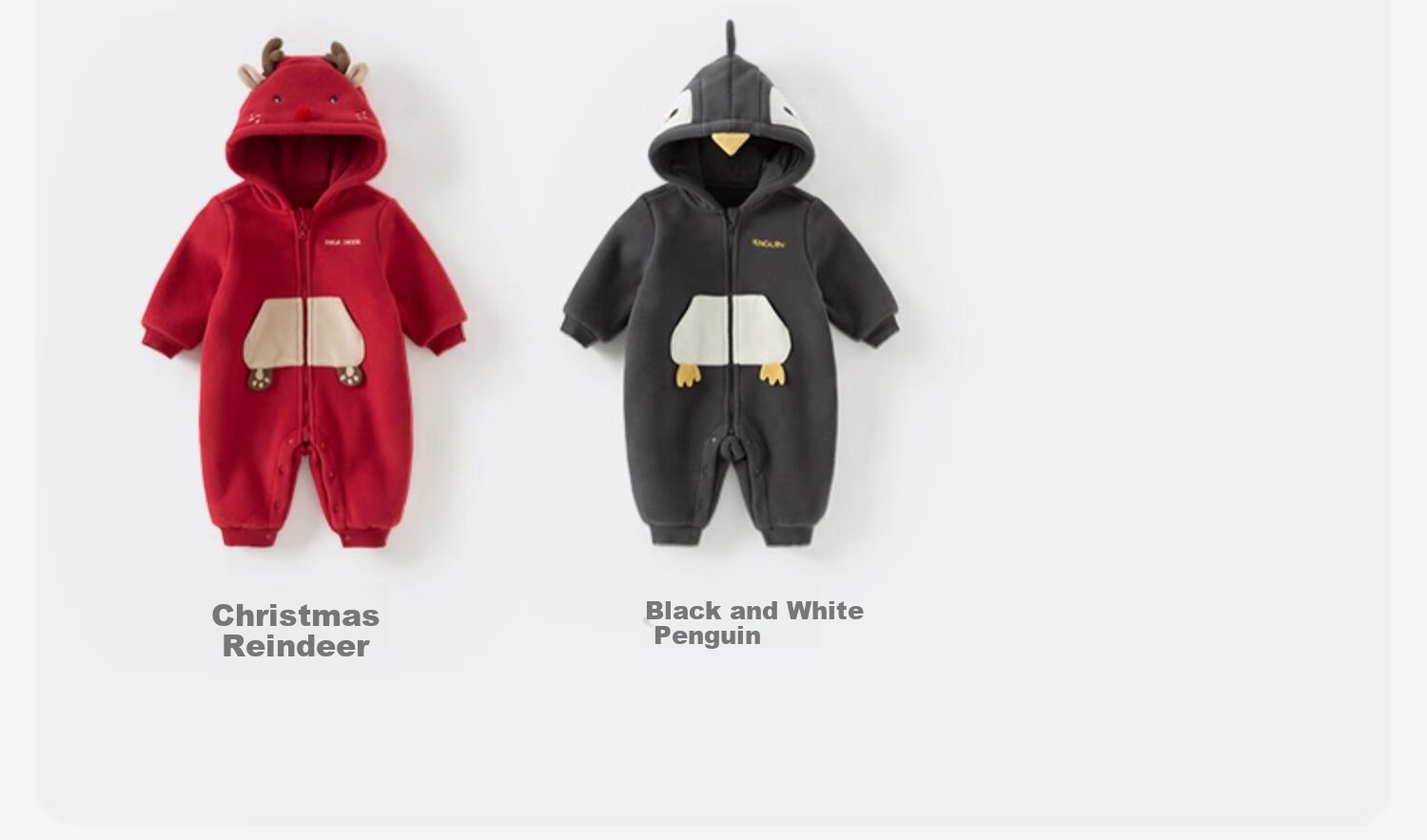 DAVE & BELLA Plush Romper, Winter Warm Baby Clothes, Outdoor Wear, Unisex Infant Onesie 7
