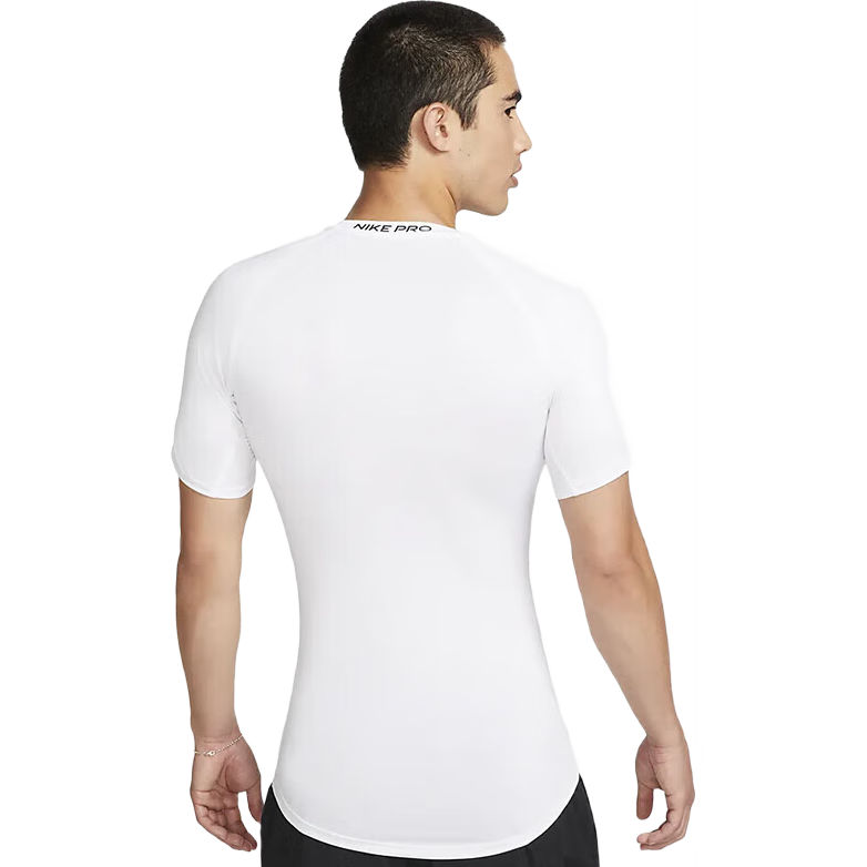 NIKE Men's Spring And Summer Short-Sleeve T-Shirt, Undershirt, Quick-Drying Breathable, Slim-Fit Top, FB7933-100 White XL