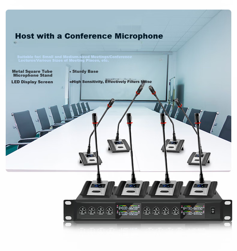 SAST OK-121 Conference Microphone Wireless Microphone One-To Wireless Mic U-Segment KTV Stage Performance Speech Hosting Gooseneck Video Conference Gooseneck 2
