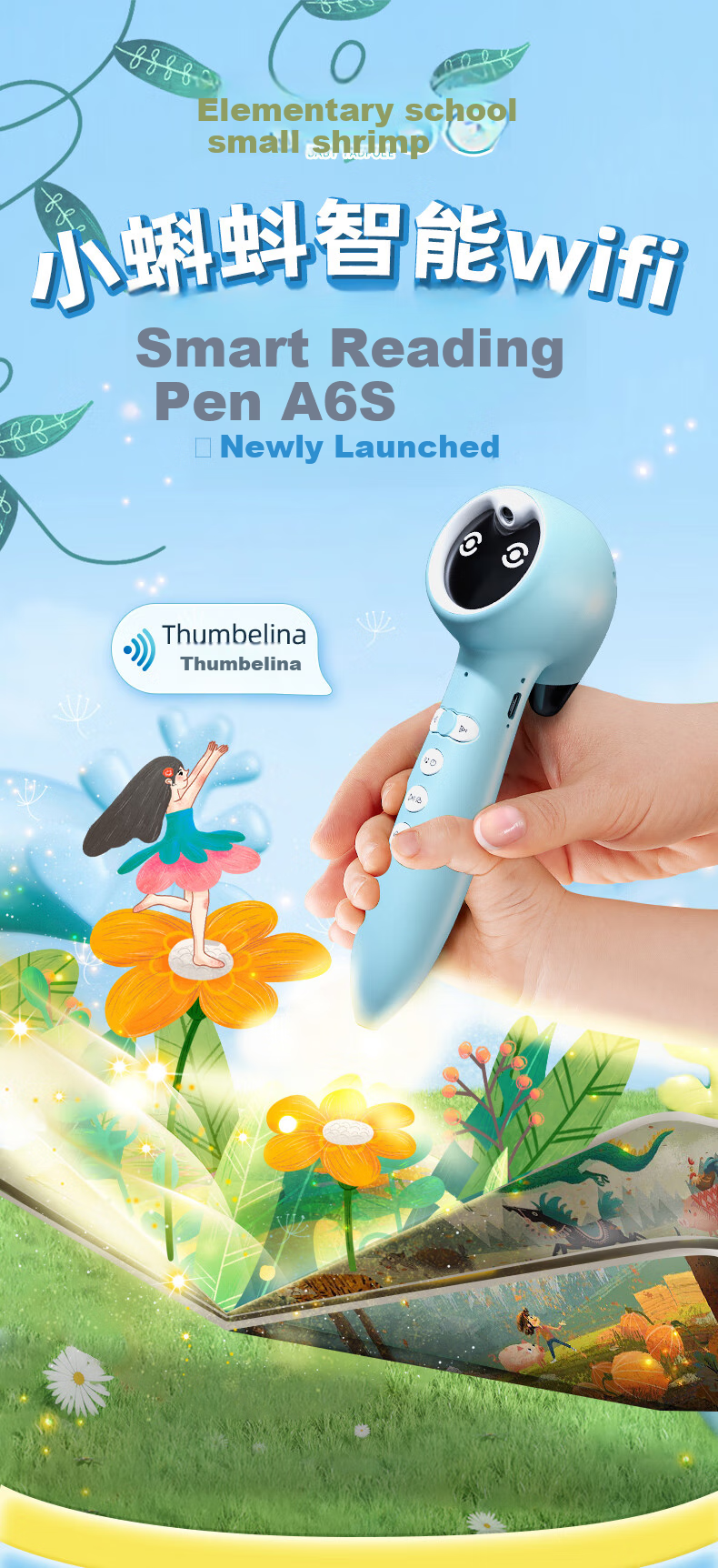 Youxuexiaokedou Reading Pen T6L, Early Education Device for Preschoolers And Elementary School Students, English Learning Tool for Ages 3-6 RAZ-William Heinema 1