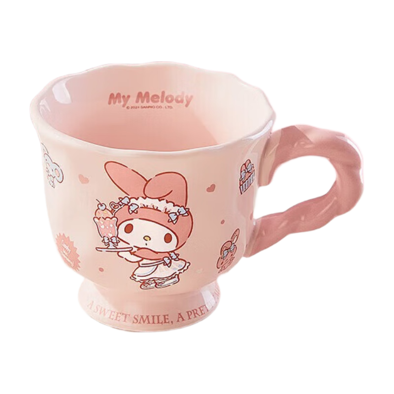 MANCHAOJIA Sanrio Cartoon Ceramic Mug Home Office Cute Coffee Cup Gift