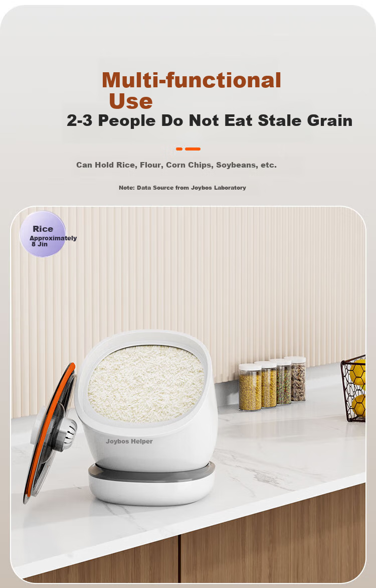 Jiabangshou Rice Container, 2026 New Model, Insect-Proof, Moisture-Proof Sealed Rice Storage Bin, Kitchen Utensil, Food-Grade Rice Bucket 17