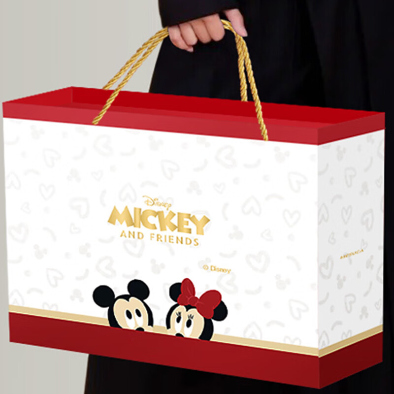 DISNEY Newborn Welcome Gift Set Teether Rattle Visual Cards Mickey Rattle 11-Piece Set