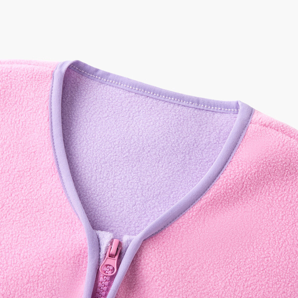 Disney Girls' Autumn Winter Vest Fleece Thickened Warm Jacket Zootopia Pink Purple Size 130