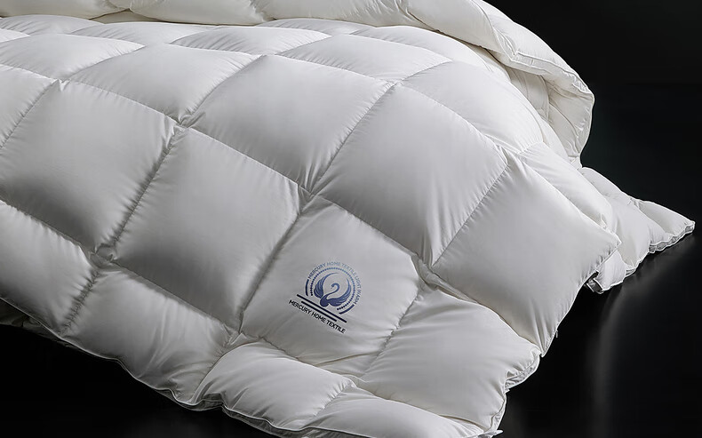 Mercury Home Textiles 95% White Goose Down Quilt Thickened Winter Double Duvet 220×240cm-1100g 21