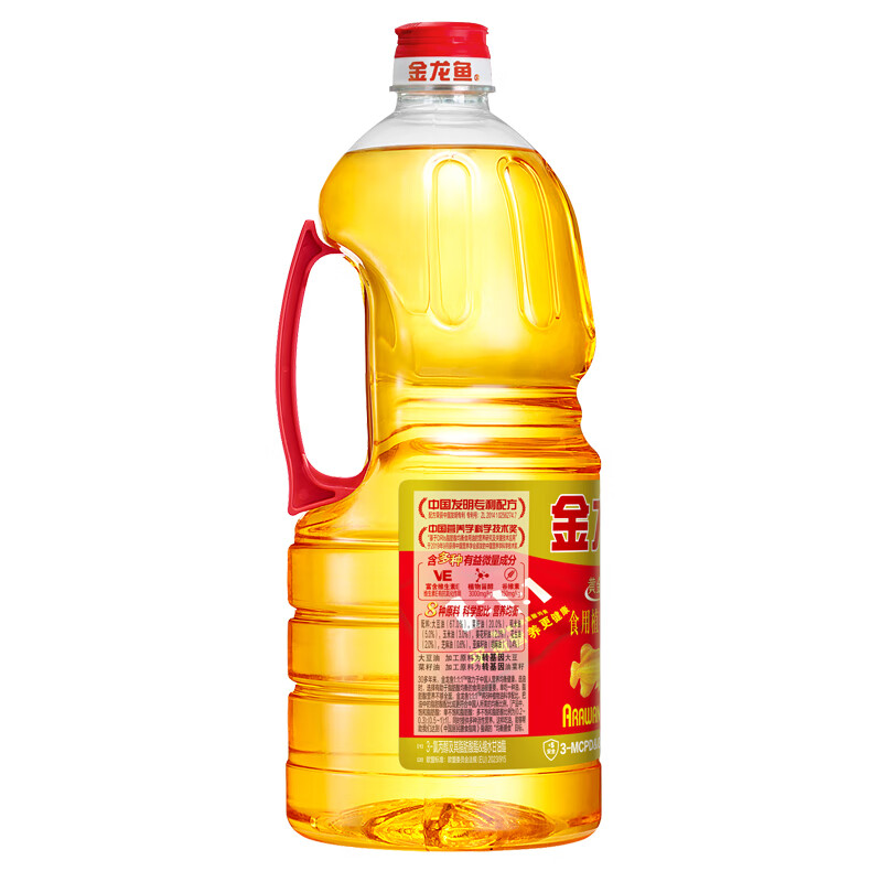 金龙鱼 食用油 黄金比例食用调和油 1.8l(新老包装随机发货)