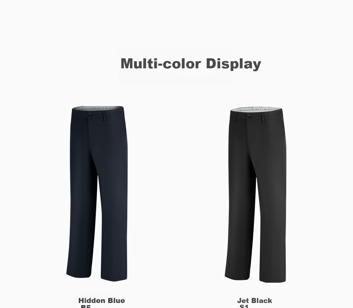 Hodo Wrinkle-Free Dress Pants for Men, Business Formal Wear, Draping Straight-Leg Professional Suit Trousers 14