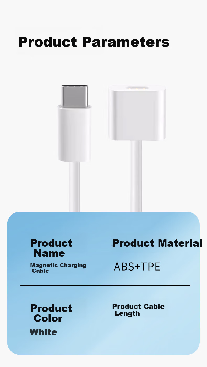 Masentek Charging Cable for LFTB01-P Electric Toothbrush, Original Cable with Magnetic Fast Charging, Next-Generation Vibration Electric Toothbrush USB-C Power Cord for Life 15