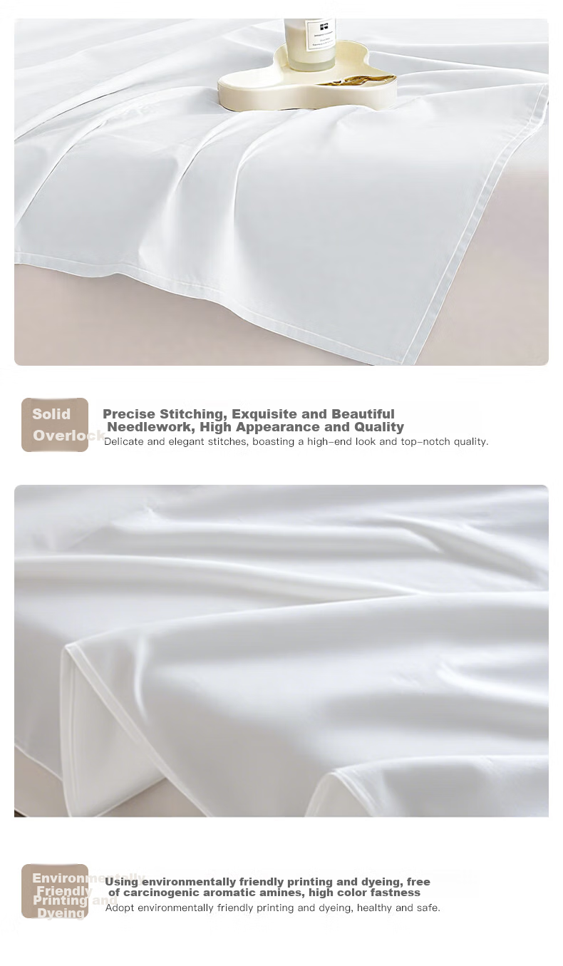 CROWN White Bed Sheet Military-Style Foldable Bed Cover, Single Bed Quilt Cover for Autumn And Winter Seasons 6