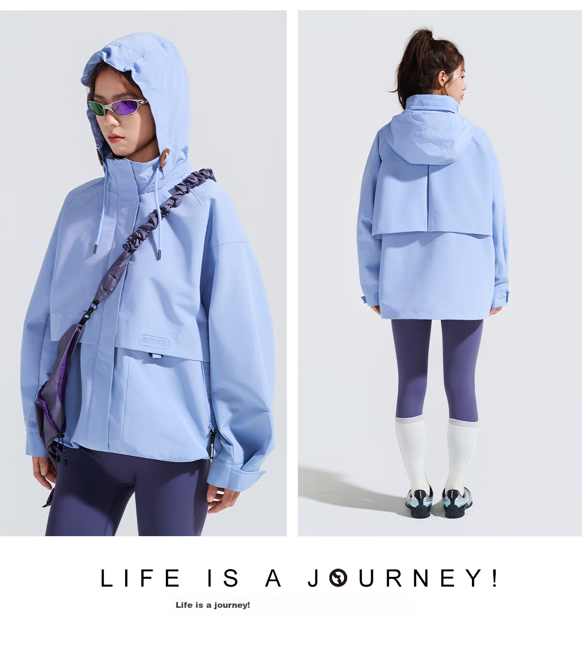 OUTDOOR PRODUCTS [Huangmeirou] Functional Three-In Fleece Jacket for Women, Windproof Coat, China Red 20