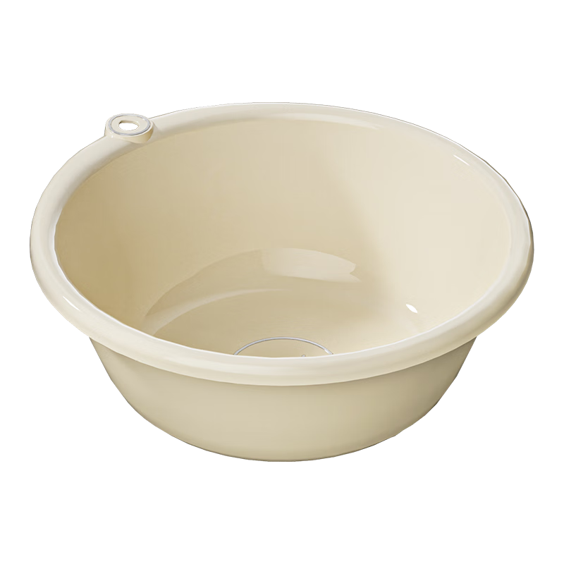 Mayflower 35cm Thickened Plastic Wash Basin for Face Washing, Bathroom, Foot Soaking, and Kitchen Use, 1 Piece