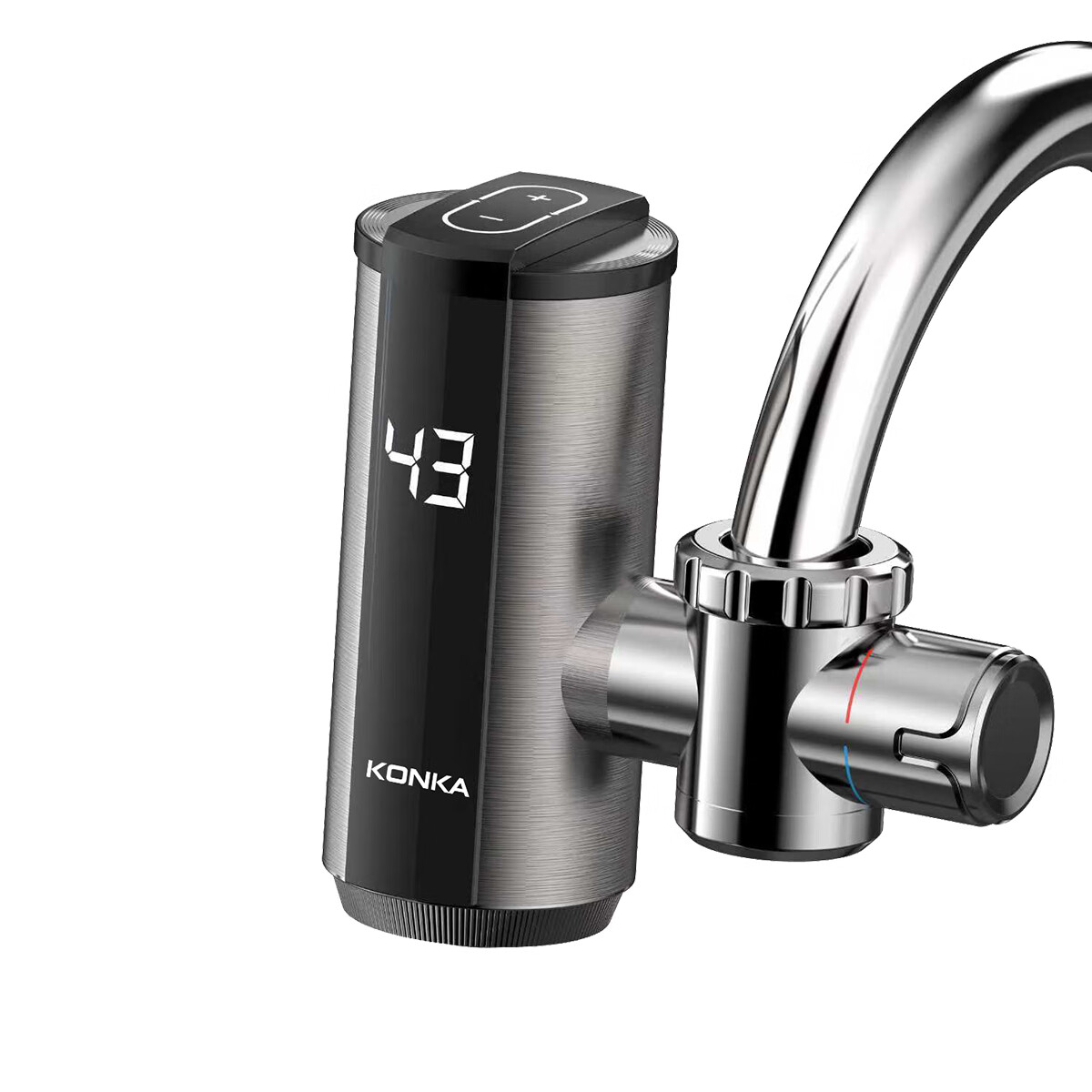 Konka Electric Instant Hot Water Faucet Frequency Conversion Constant Temperature Stainless Steel Quick Heating Water Heater Small Kitchen Treasure