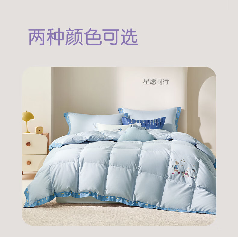 Luolaikids Down Quilt Baby A-Class 60S Cotton Washable 95% Goose Down Warm Winter Quilt Core 120*150cm 2