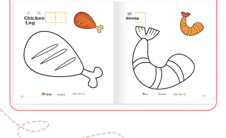 COOKSS Children's Coloring Book, Drawing Book for Ages 2-6, Baby's Art Sketch Pad, Drawing And Doodling Book, Children's Gift 14
