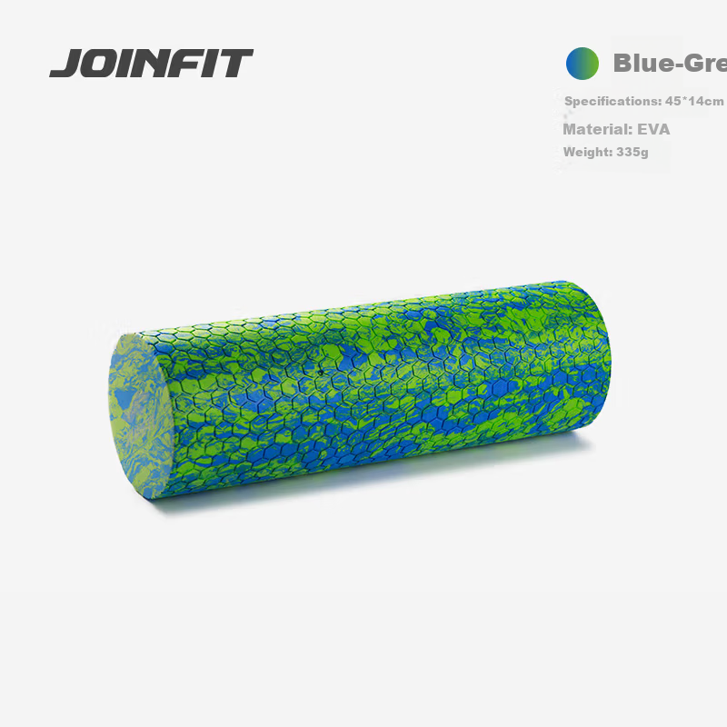 JOINFIT Foam Roller Leg Massager Muscle Relaxation Roller Large Floating Point Yoga Column for Men And Women, Blue-Gree