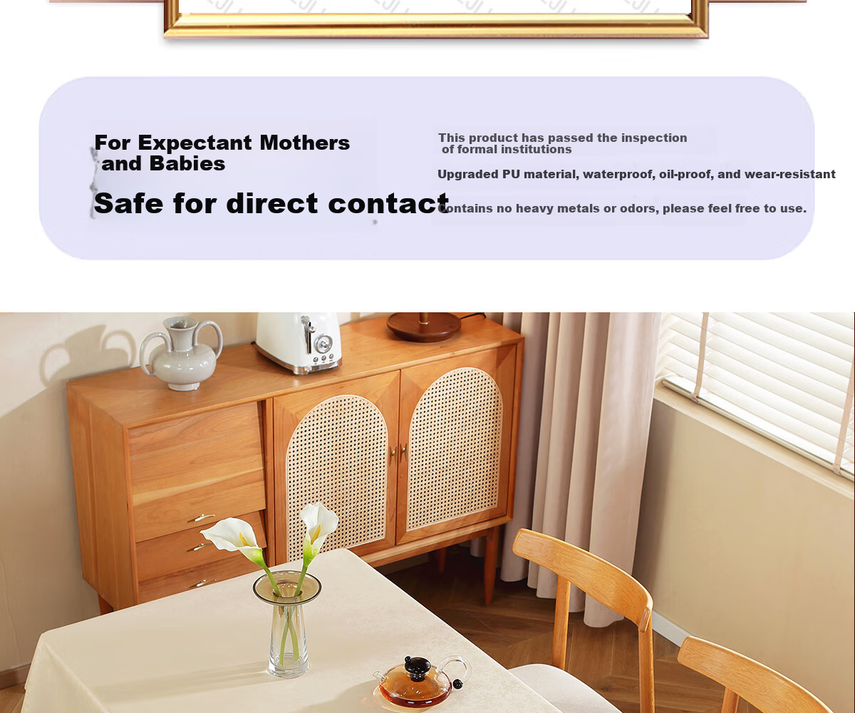 Ali Tablecloth, Waterproof, Oil-Resistant, Heat-Resistant, Luxurious Feel, Coffee Table Mat, PVC, Rectangular, Lucky Ball, 140*180cm 15