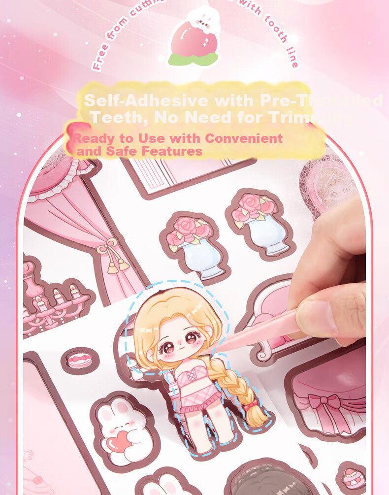 Diyu Animal World Sticker Toy Book, Forest Kingdom Insect World, Animal Enlightenment for Boys And Girls, Sticker Art 3