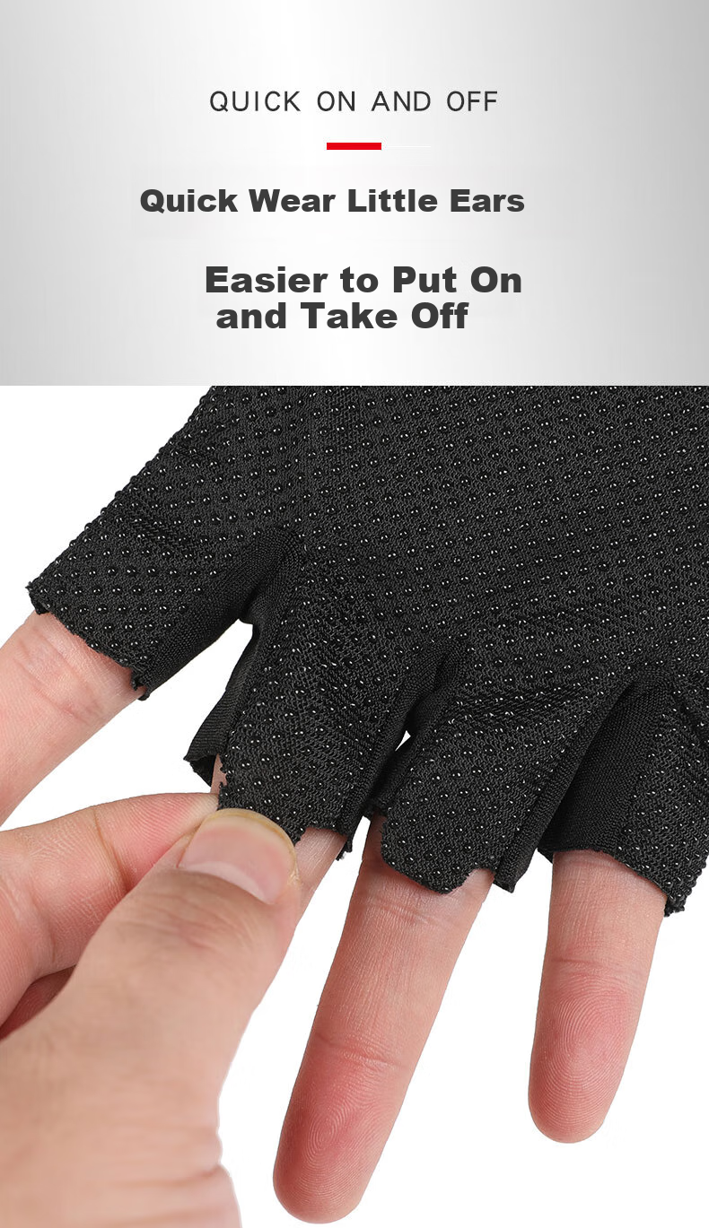 Cavalry Bicycle Gloves, Mountain Bike Summer Half-Finger Short Finger Gloves, Men's And Women's Outdoor Sports Fitness Tactical Cycling Equipment 6