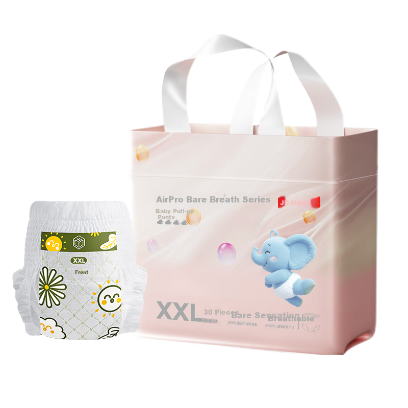 Подгузники JD Original Baby Air Pro, размер XXL, 30 шт., для детей от 15 кг, ультратонкие и дышащие