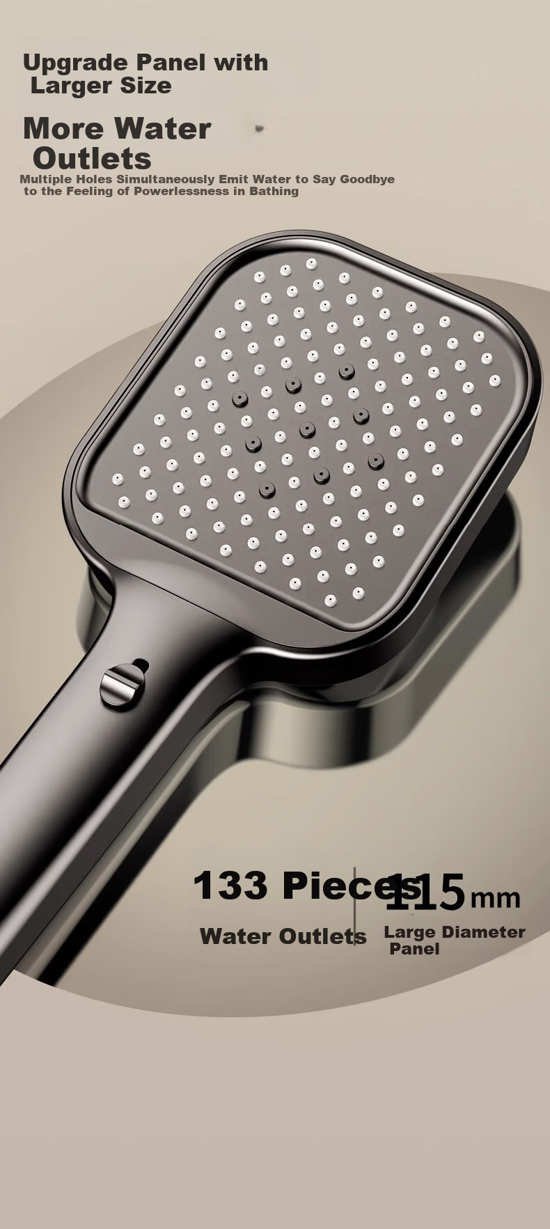 Bangke Shower Head, High-Pressure Handheld Shower Sprayer, Pressurized Shower Head for Home Use, Bathing And Washing, B-SC001 8