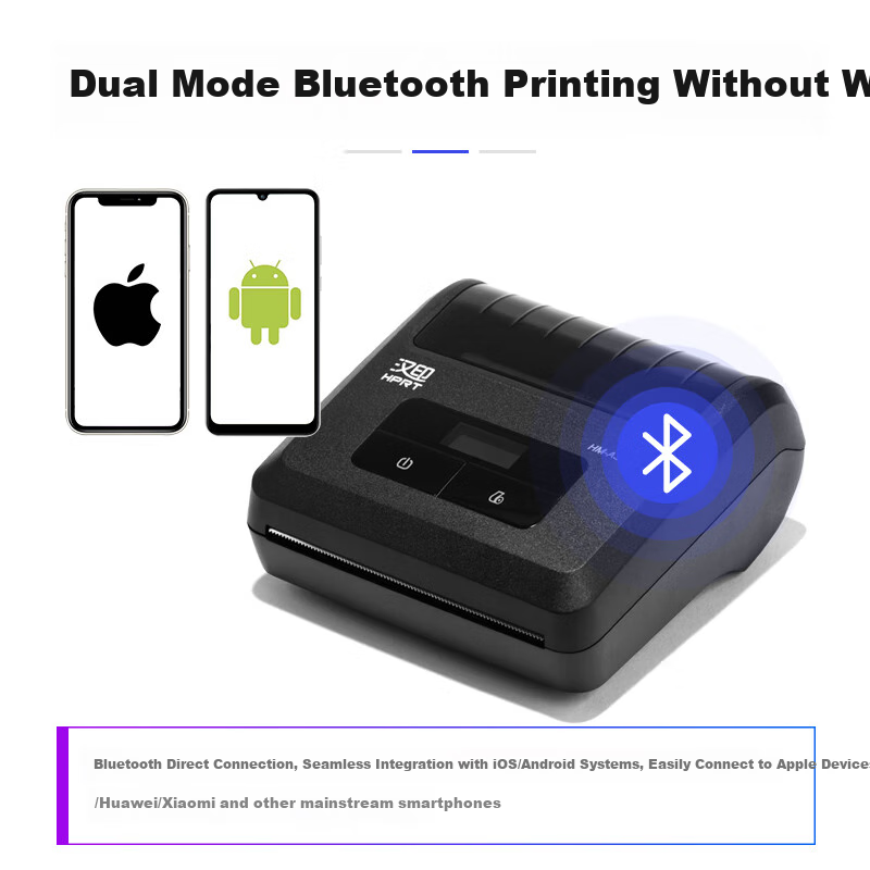 Портативный термопринтер HPRT A300L для печати этикеток и накладных, Bluetooth, 203 dpi
