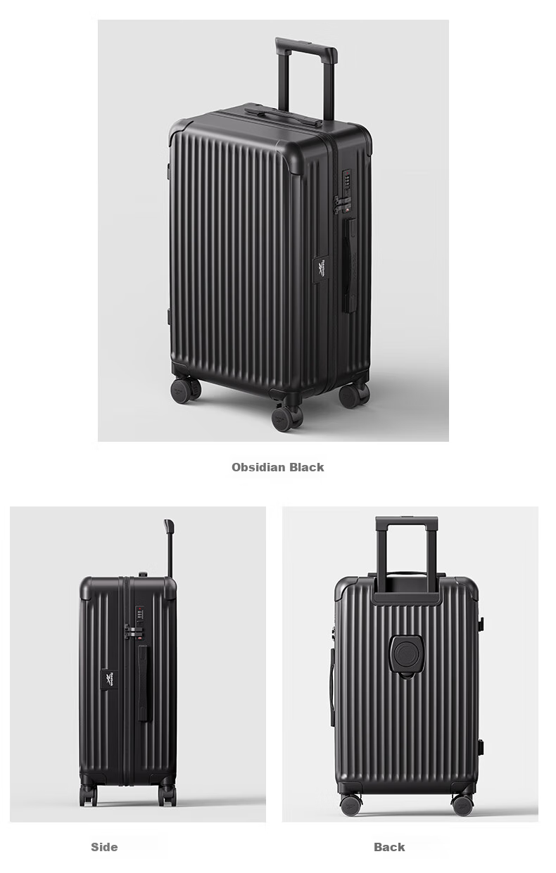 Reebok PC Multifunctional Carry-on Luggage Trolley Case Travel Suitcase with Password Lock 20-inch 20