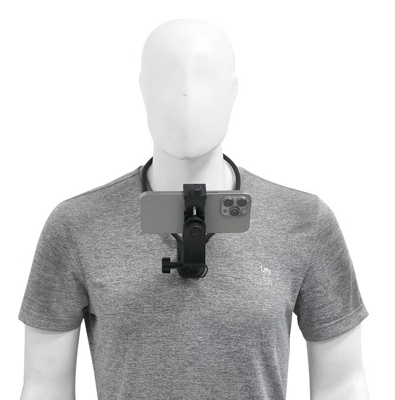 KYOTSU Silicone Sports Camera and Phone Neck Strap Mount for GoPro 13/12/11, DJI Action 6/5 Pro/4, FeiyuTech, Comfortable Wear Neck Strap 2