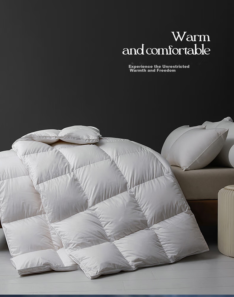 Wuyinliangpin 100% White Goose Down Comforter, Feather And down Duvet Winter Quilt Approximately 8 Jin [Filling 2800g] 200*230cm White 4