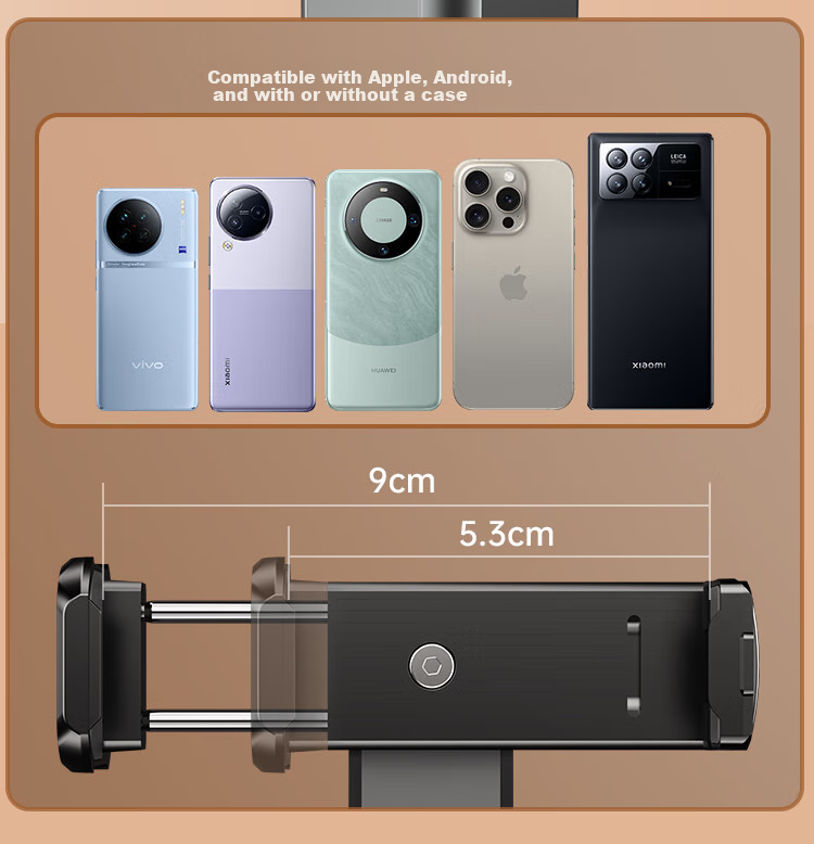 Dijialun High-Speed Rail, Airplane Travel Car Phone Holder, Portable 360-Degree Rotating Stand for Watching Shows And Taking Photos While Traveling 8