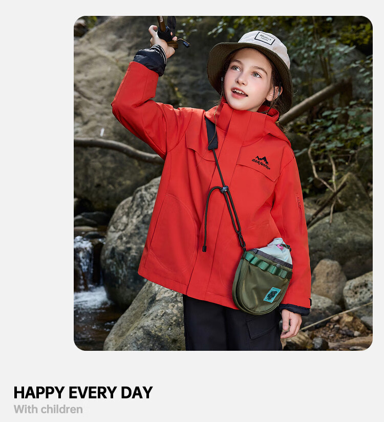 ASK JUNIOR Kids Long Sleeve Jacket Unisex Autumn Windproof Outdoor Running Sports Hiking Coat 10