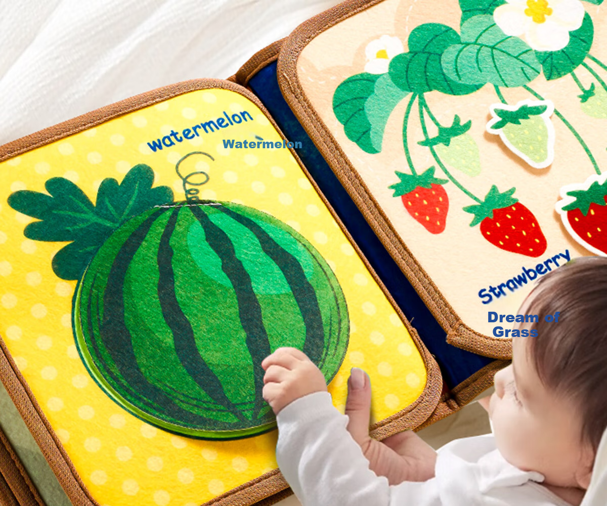 Xinge Tear-Resistant Book, Baby Chewable Cloth Book, Quiet Hand-Tearing Book, 6-Month Children's Toy, Birthday Gift, Baby's Daily Toy 2