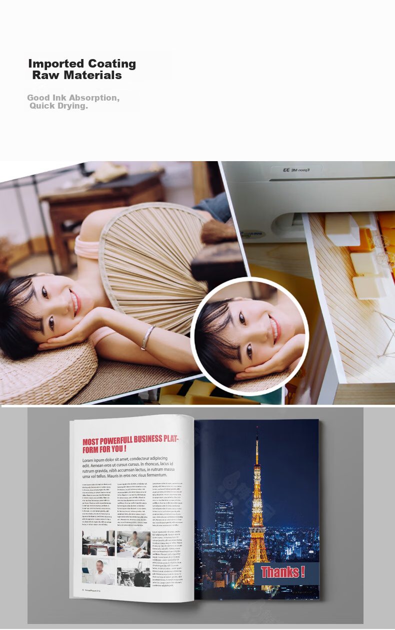 Langcheng Photo Paper, 6-Inch Printing Paper for Inkjet Photos, High Gloss Coated Paper, 230g, 100 Sheets 5