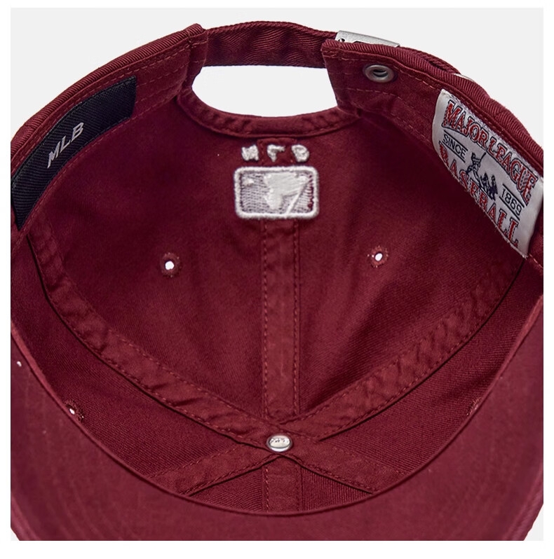MLB Unisex KARINA Embroidered Soft Top Baseball Cap 25 Autumn New 3ACPB245N-50BKS-F 6